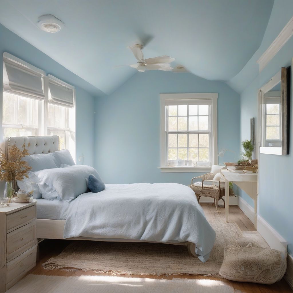 Calm Blue Bedroom