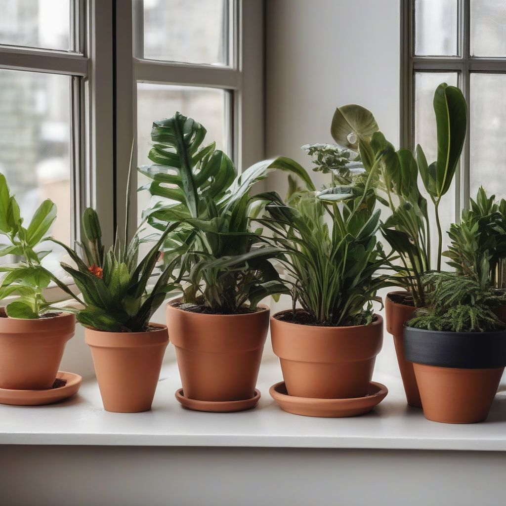 Indoor Plants in DIY Planters